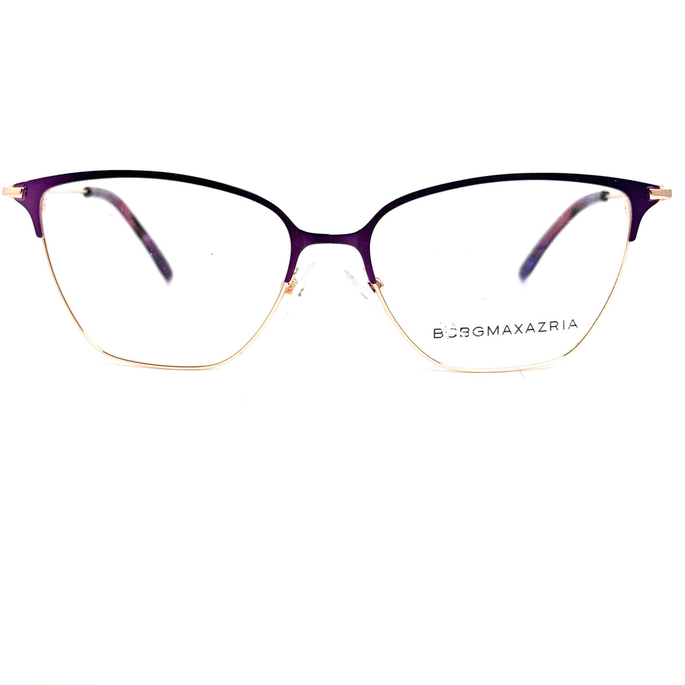 BCBGMAXAZRIA Henley Purple‎ Rose Gold EYEGLASSES FRAME 54-15-135mm H16691